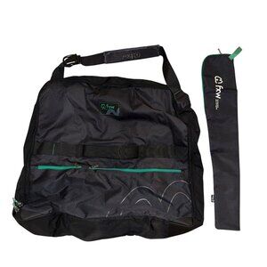 New Open FXW Dog Playpen Storage Bag Holds 24" Height 8 Panels 9 Stakes Travel